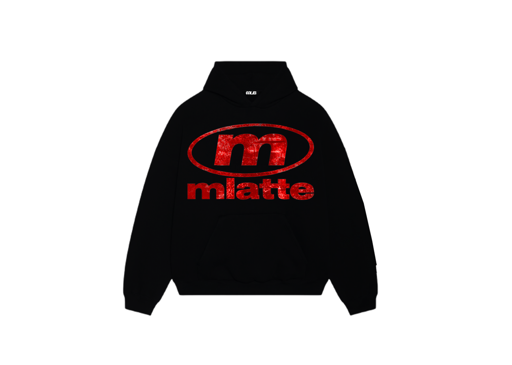 RED "MLATTE" FOUNDATION HOODIE