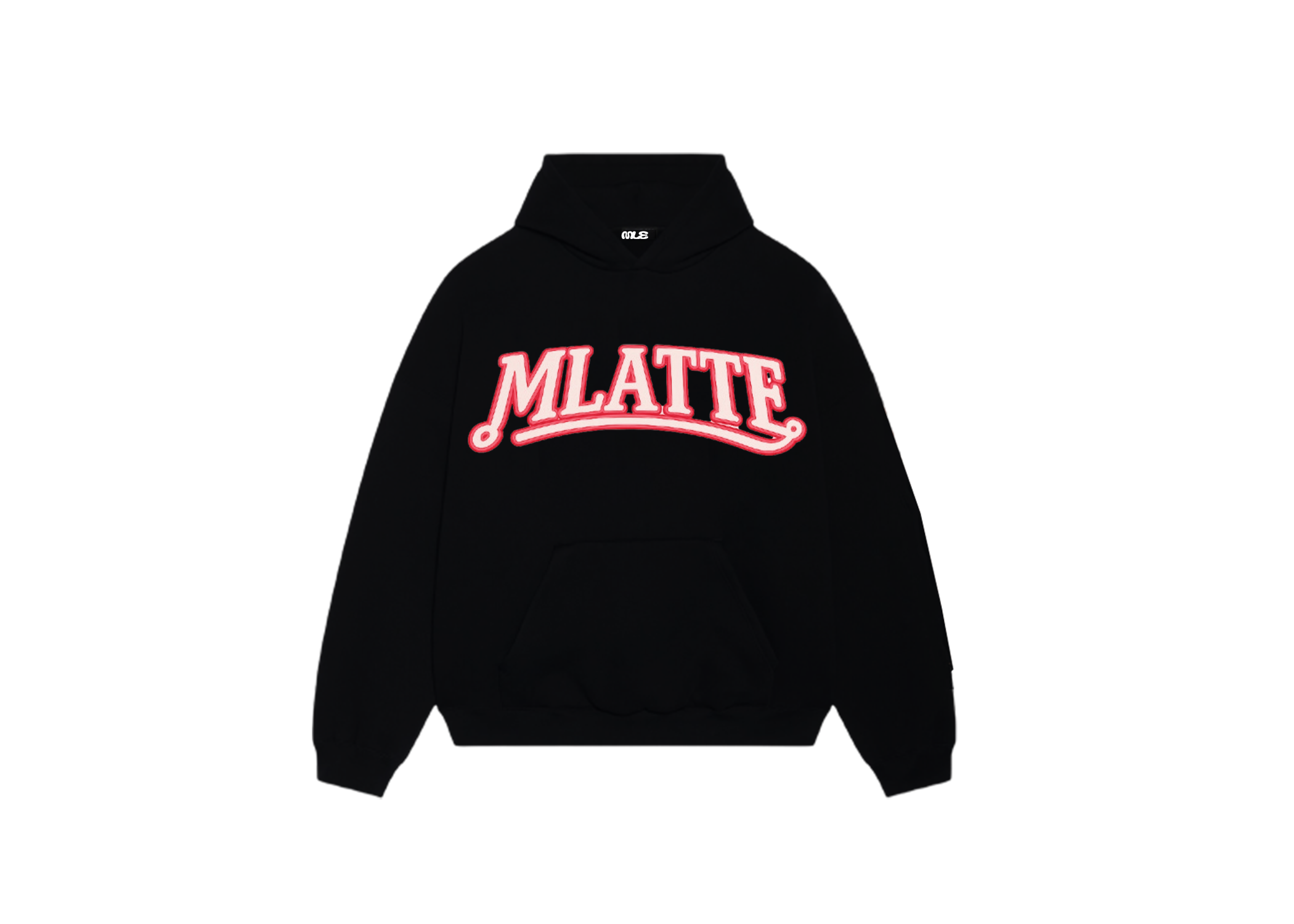 RED  "MLATTE" HOODIE