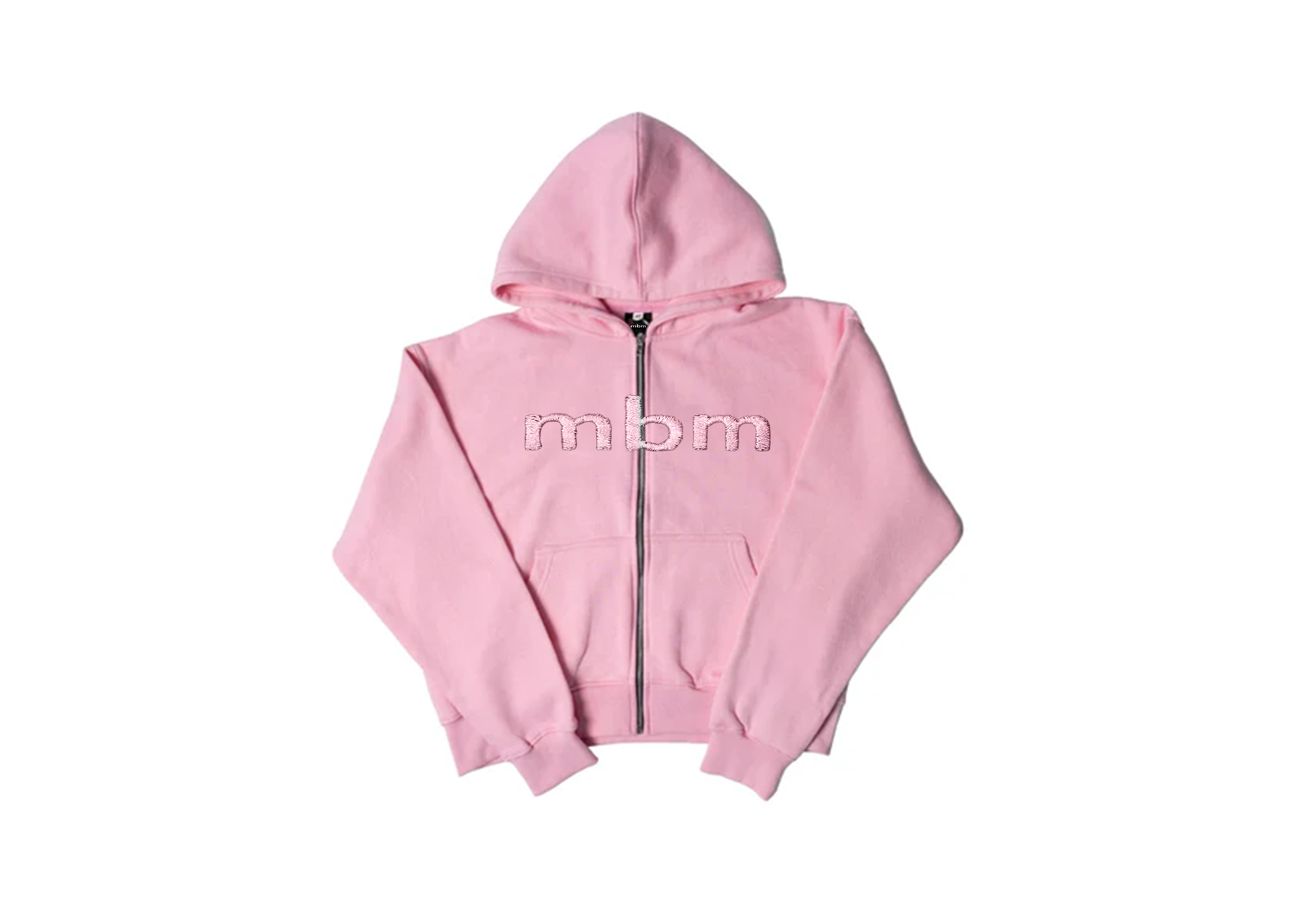 PINK MELLATTE "MBM" ZIP-UP HOODIE