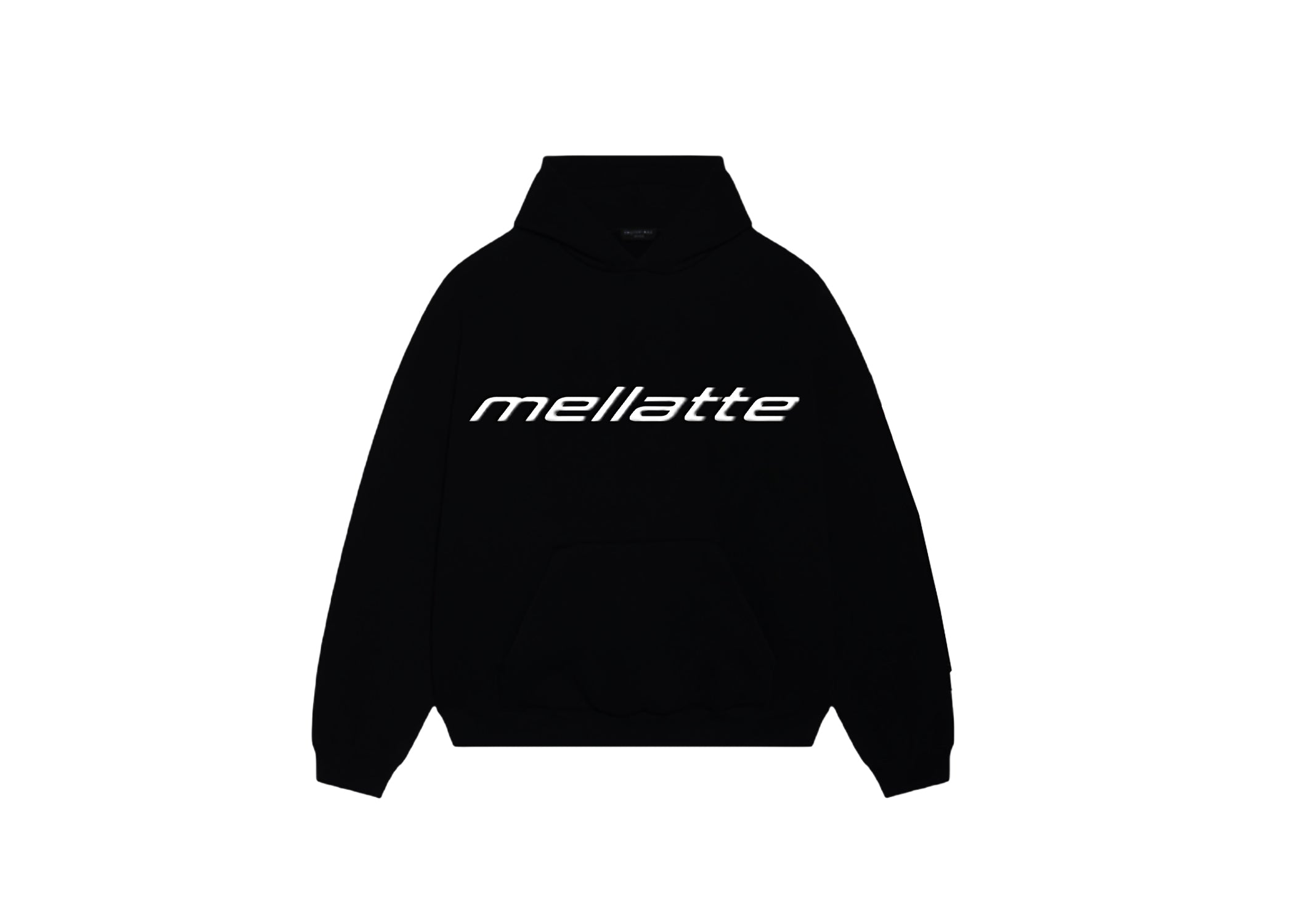 BLACK "MELLATTE" HOODIE